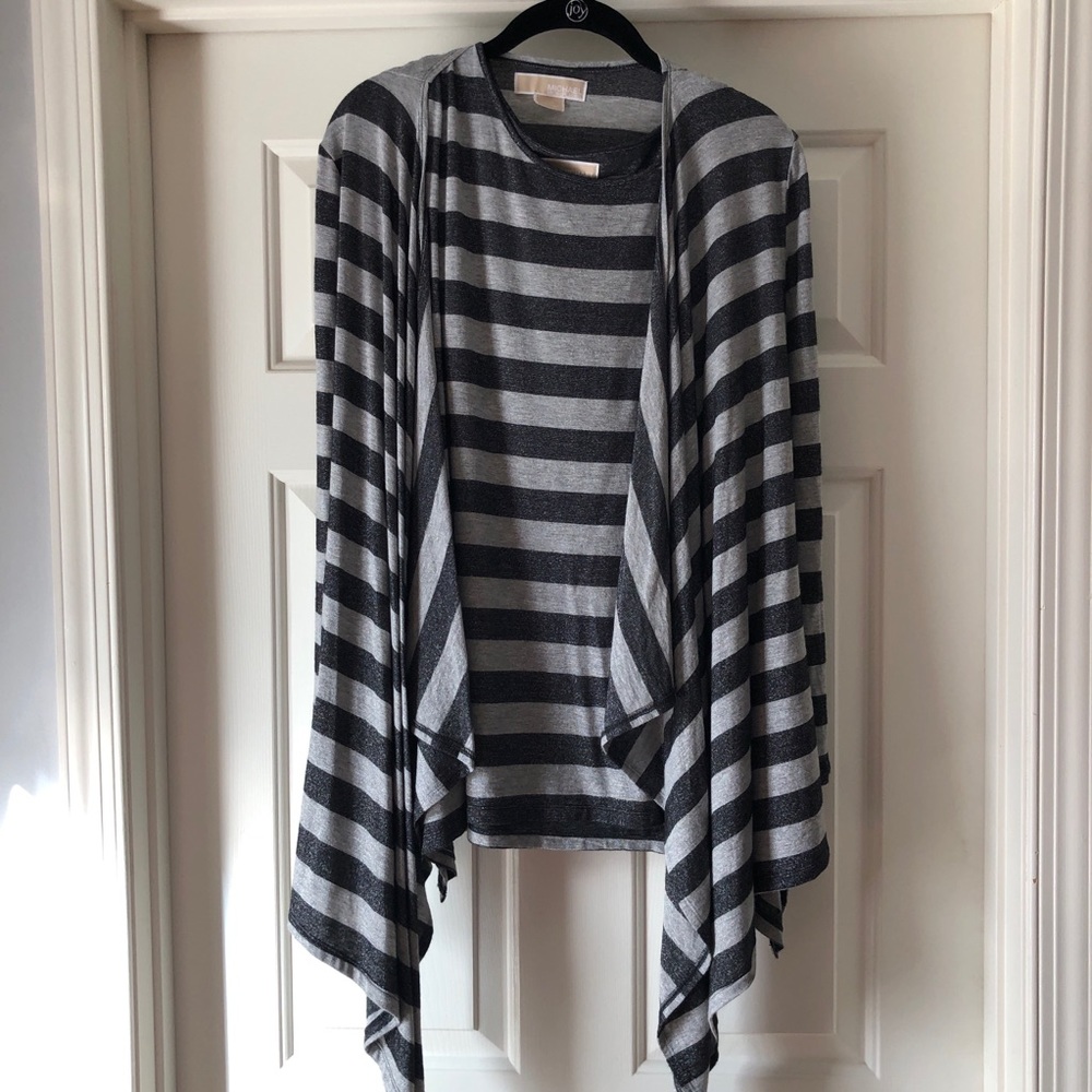 Michael Kors tank and shrug